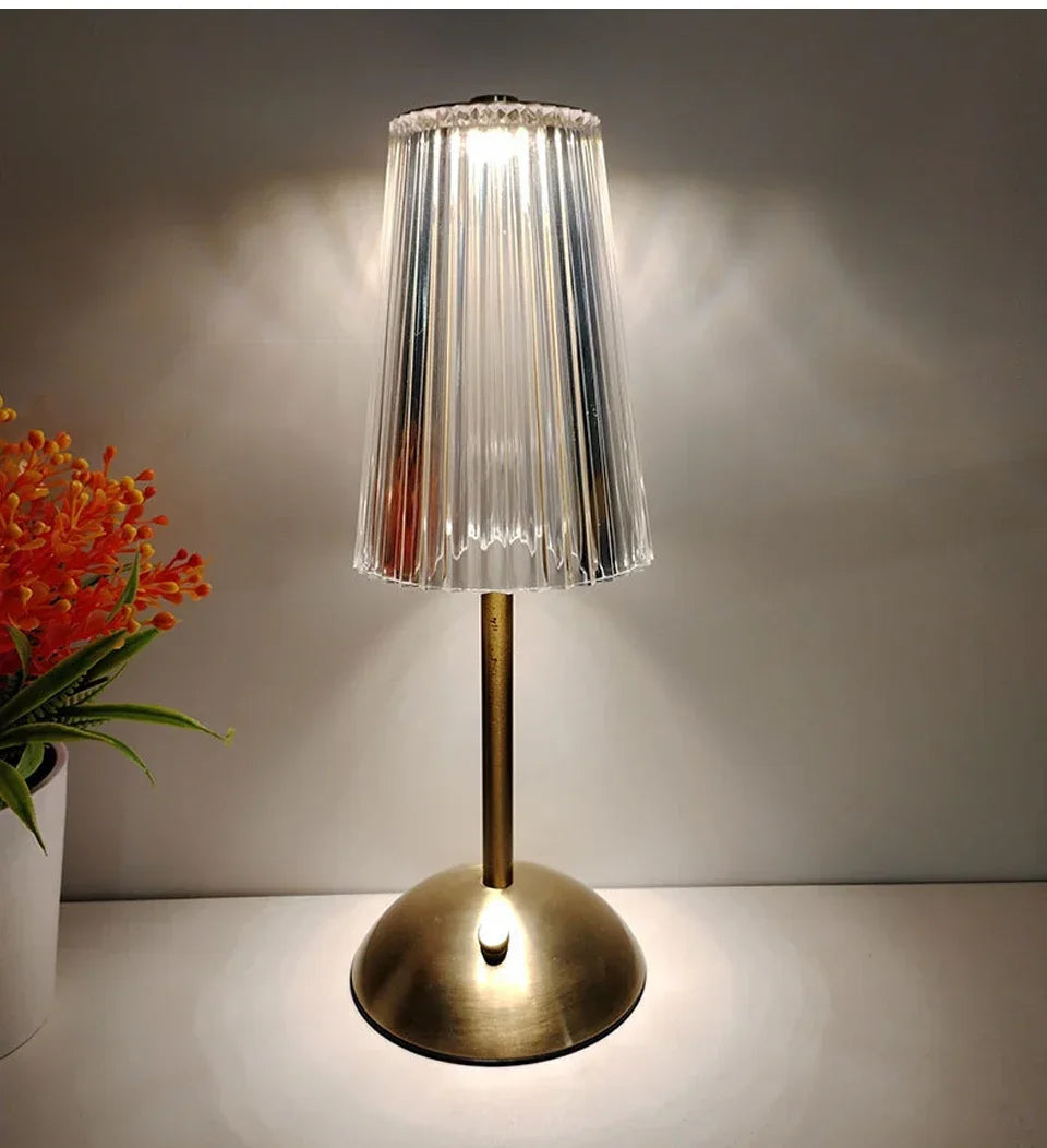 Dimmable Desktop Decor Night Light Table Lamp