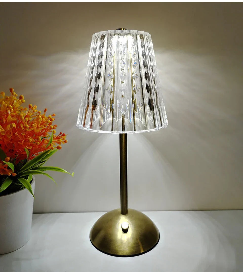 Dimmable Desktop Decor Night Light Table Lamp